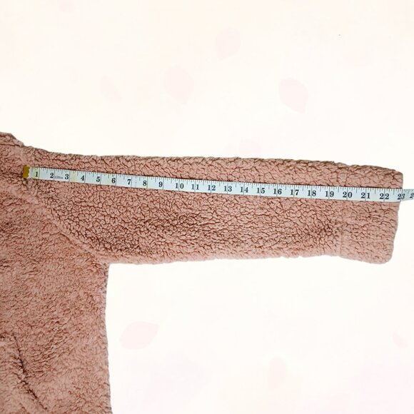 Ambrielle KeepsakePink Sherpa Hoodie Pullover Pajamas Sleepwear/Sweatshirt Set M - Picture 10 of 15